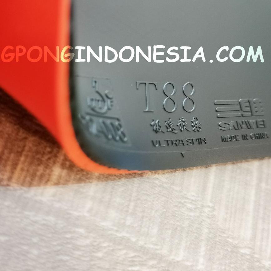 ZH88➮ Sanwei Ultra Spin T88 - Karet Rubber Pingpong T-88 UltraSpin Bat Bet ⇾Paling Dica[Ri¿?