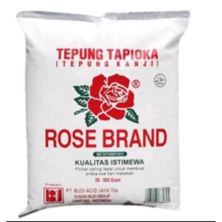 

tepung tapioka rose band isi 2 / paket