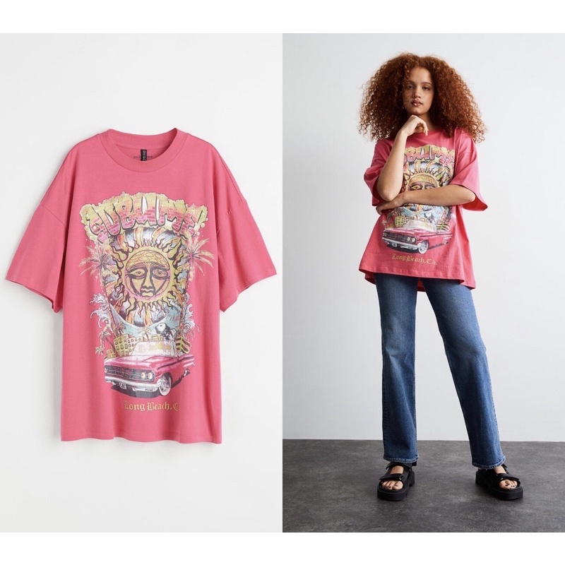 H&M SALE KAOS OVERSIZE SUBLIME ‼️