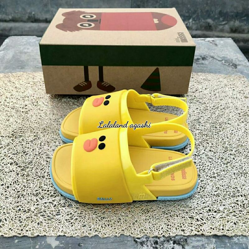 Sandal minimel line friends Sally duck/sandal anak melissa/sandal jelly anak