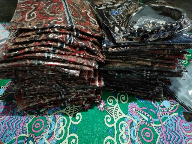 Batik Tunik Shibori Jumputan Terbaru Size M-3l / Hrb026 Yelbor