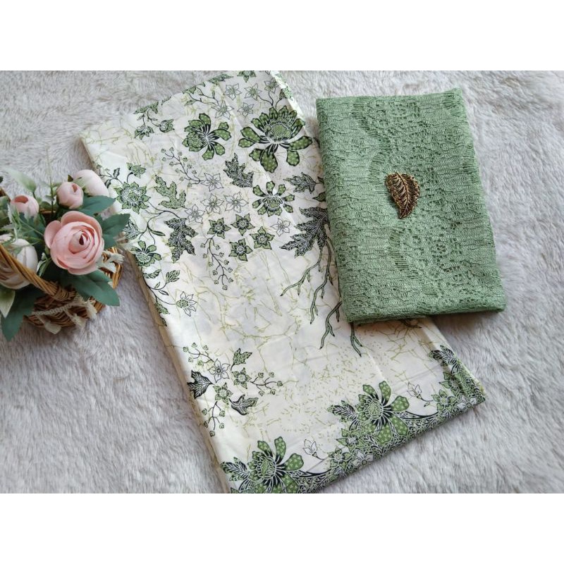 kainbatik cibulan halus jarik mix brokat renda ori bahan,