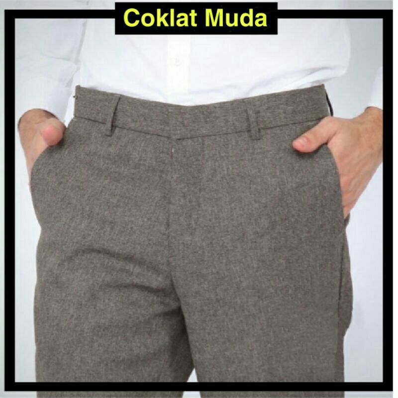 Celana Kerja Pria Celana Formal Jumbo Bahan Woll Premium Street ( 39 - 48 )