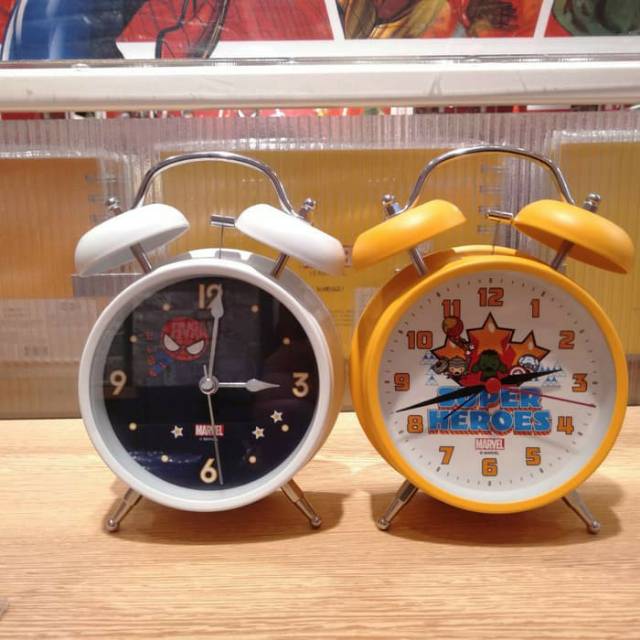 Jam Weker Marvel Miniso | Alarm Clock Miniso