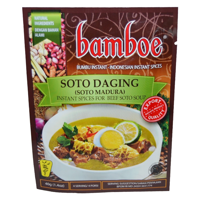 

Bamboe Bumbu Soto Daging 40Gr