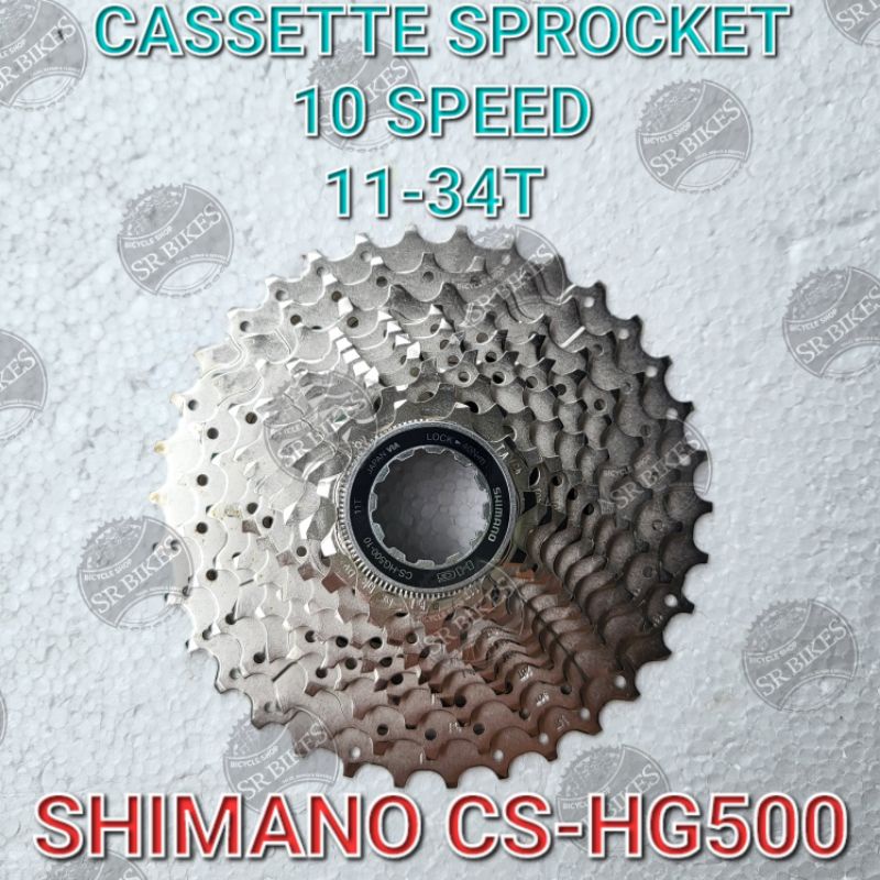 Sprocket Cassette Gir Belakang Sepeda 10 Speed. SHIMANO