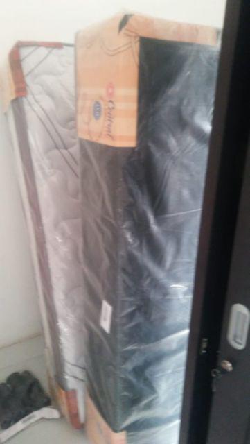 Springbed Central Deluxe Plus Pocket Spring Fullset Kasur, Divan, Sandaran