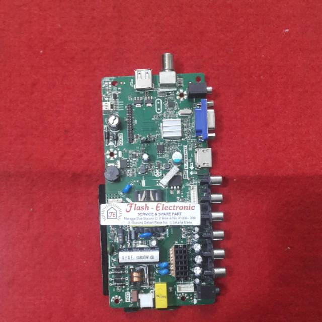 MB AKARI LE 24P57 - MAINBOARD  - MOBO  - MOTHERBOARD - MESIN TV LED AKARI LE 24P57