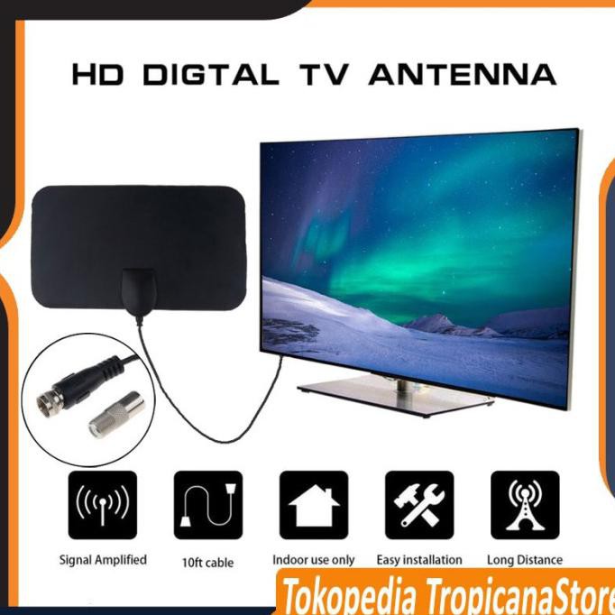 Ready&amp;Siapkirim Taffware Antena Indoor Tv Digital &amp; Analog Smart Televisi Led Tabung