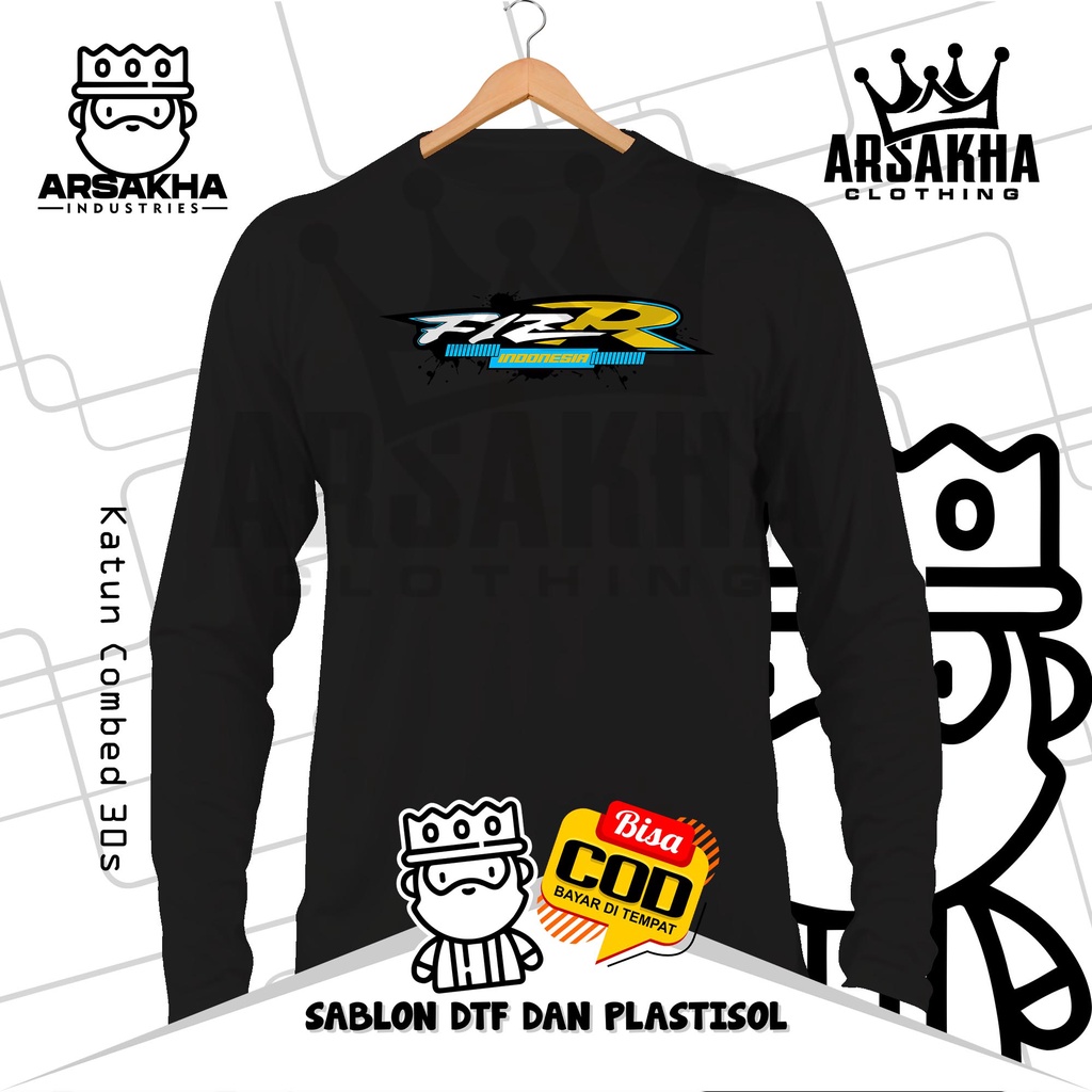 Kaos Lengan Panjang Fiz R Indonesia Yamaha 2 Tak Baju Sedulur FizR Baju Distro by Arsakha Industries