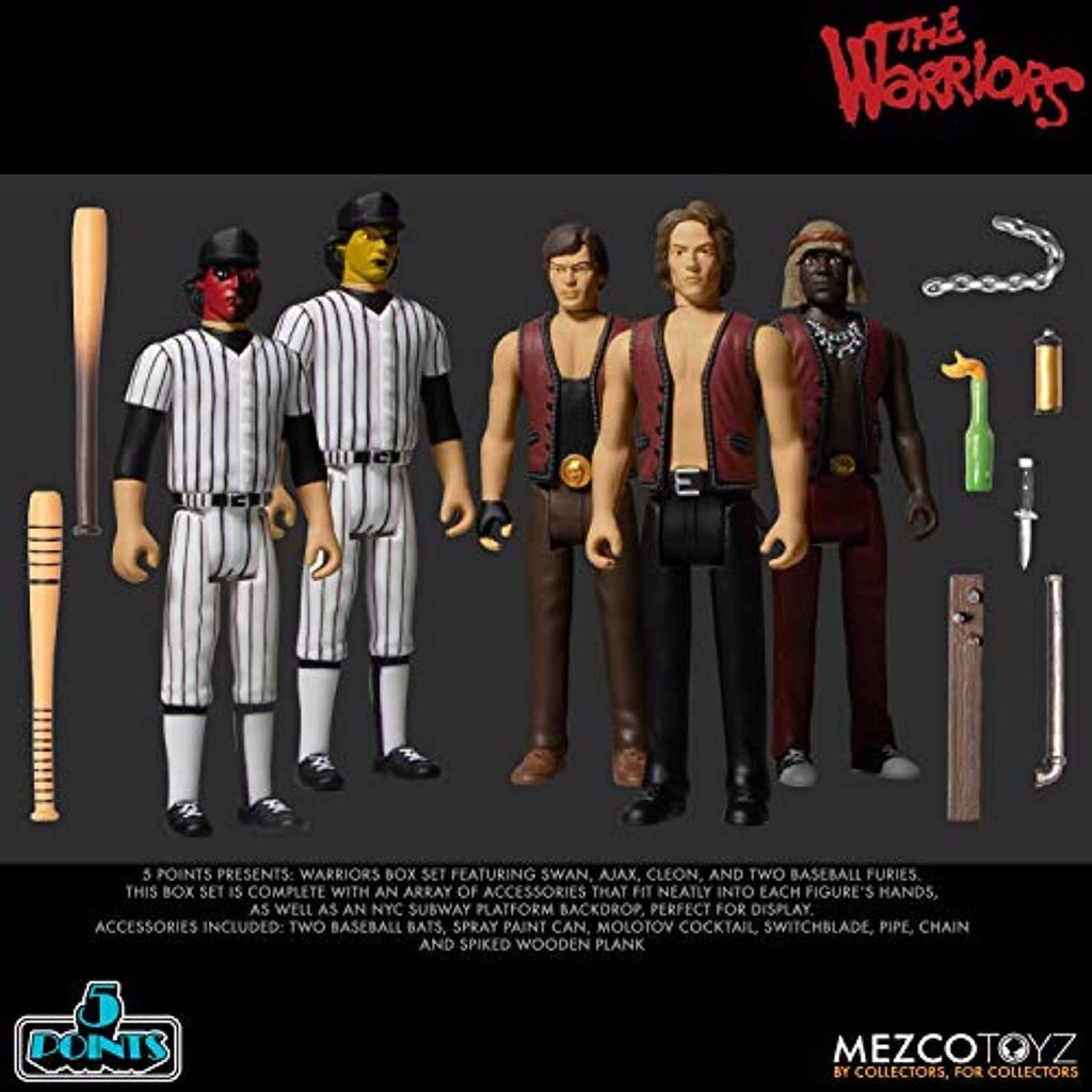 Mezco Toyz The Warriors - 5 Points Delux Box Set Action Figure