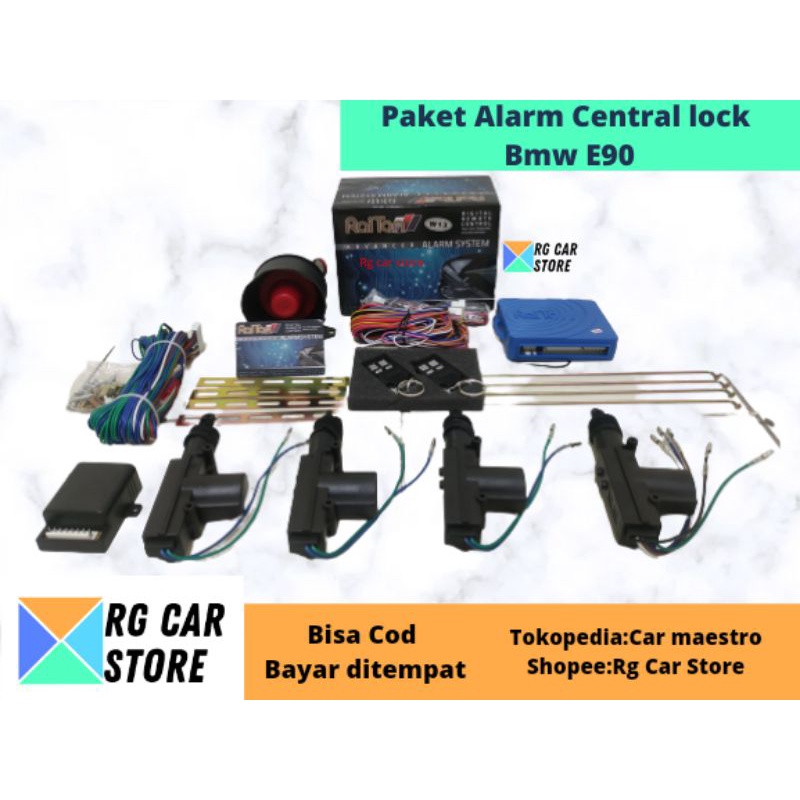 PAKET ALARM BMW E90 MEREK RAITON+CENTRAL LOCK ORIGINAL