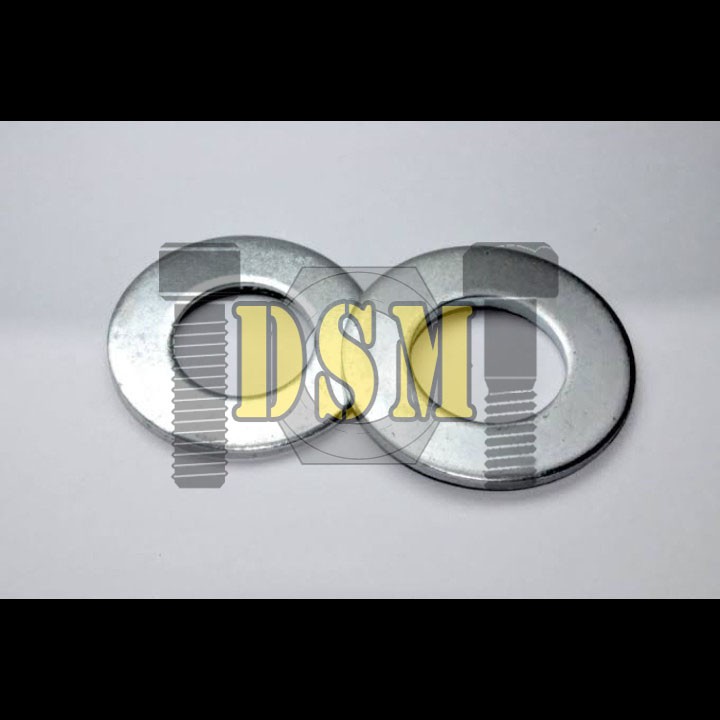 (100 PCS) Ring Plat Putih M5 / DIN 125 Washer Plated Galvanis