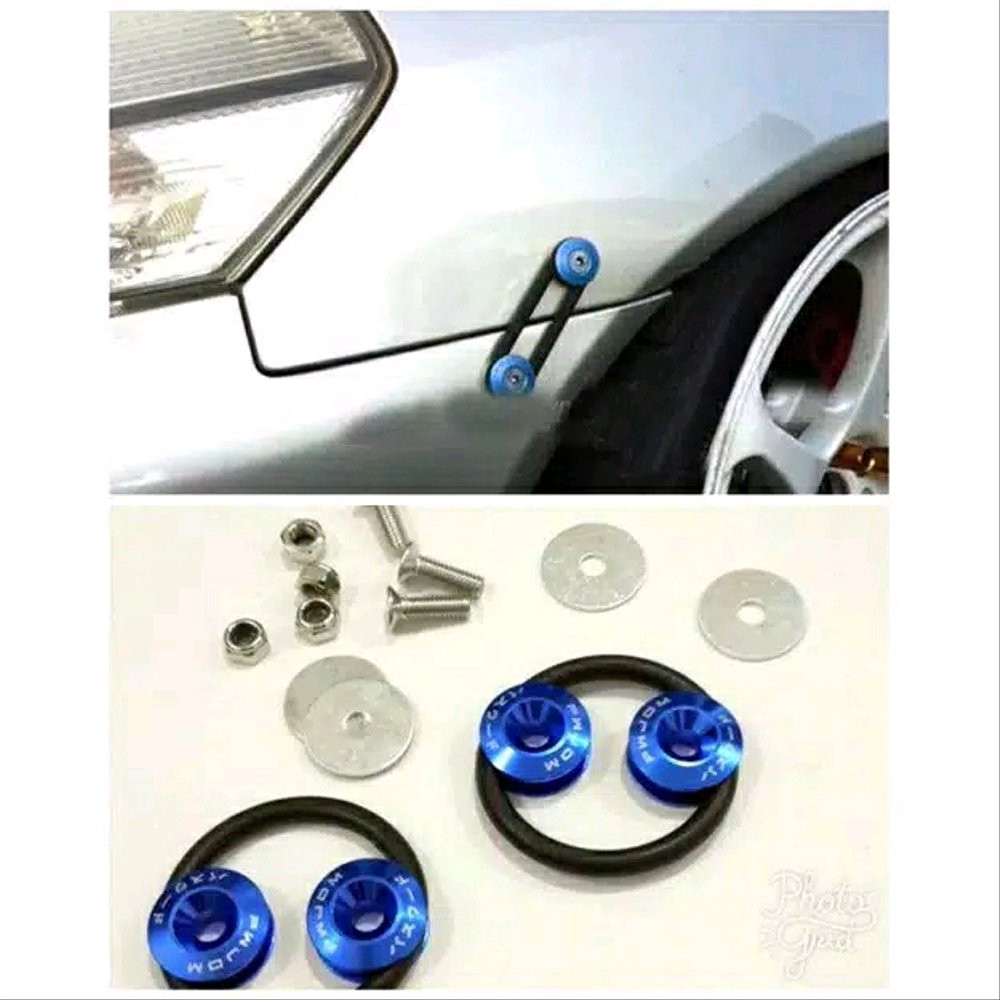 kancing bumper klip bumper klip bemper MOBIL UNIVERSAL MODEL BULAT KANCING BIRU