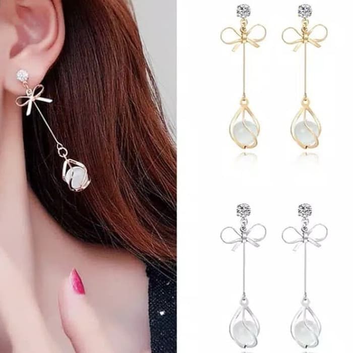 Anting Korea Rumbai Panjang Mewah