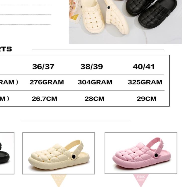 002-WL1/Sandal Crocs Wanita Jelly / Sendal Wanita Wonderly