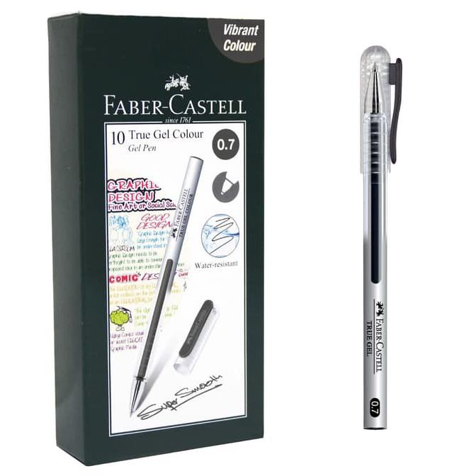 

IBARUl Faber-Castell True Gel Pen -- Black Ink 0.7 mm IBDLl