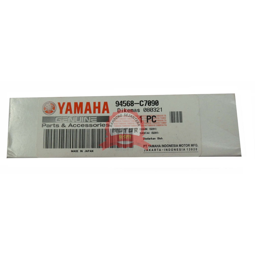 RANTAI KETENG / RANTE KETENG VEGA ZR / VEGA RR / JUPITER Z1 94568-C7090 ORIGINAL YGP