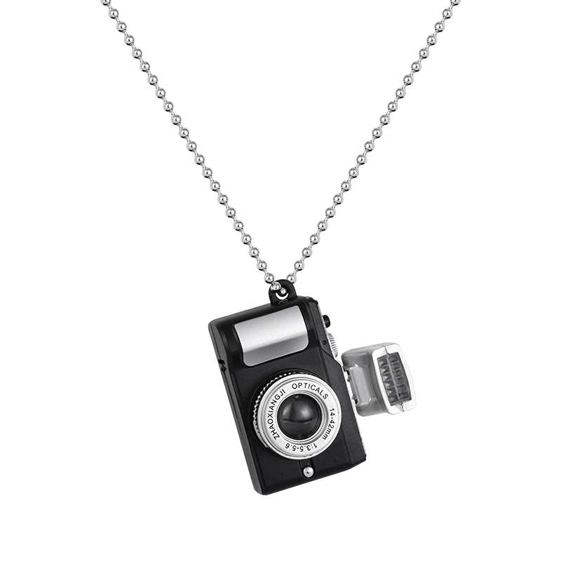 Hip Hop Flash SLR Camera Pendant Necklace Fashion Hip Hop Sweater Chain Couple Jewelry Sexy Girl Jewelry