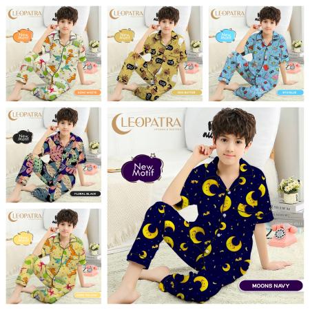 Cleopatra Piyama Anak Laki-laki Motif Usia 10-12 Tahun (size 12) - Baju Tidur Anak