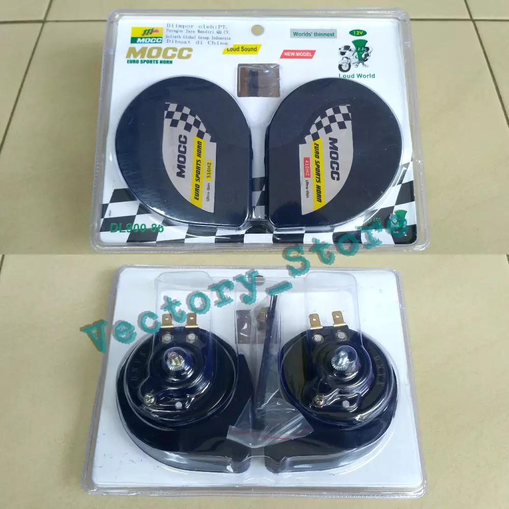 Klakson Echo Keong Gepeng Merk MOCC High Quality Untuk Motor Dan Mobil