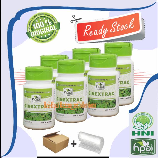 GINEXTRAC, HNI HPAI GINEXTRAC, 100% PRODUK HALAL DUNIA, HERBAL ALAMI dan 100% NATURAL