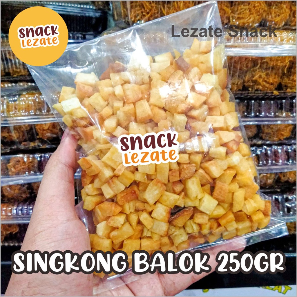 

Singkong Balok 250gr Murah / Kripik Singkong Kotak Dadu Asin Gurih Renyah Khas Padang Keripik Pohong WAP SHOP