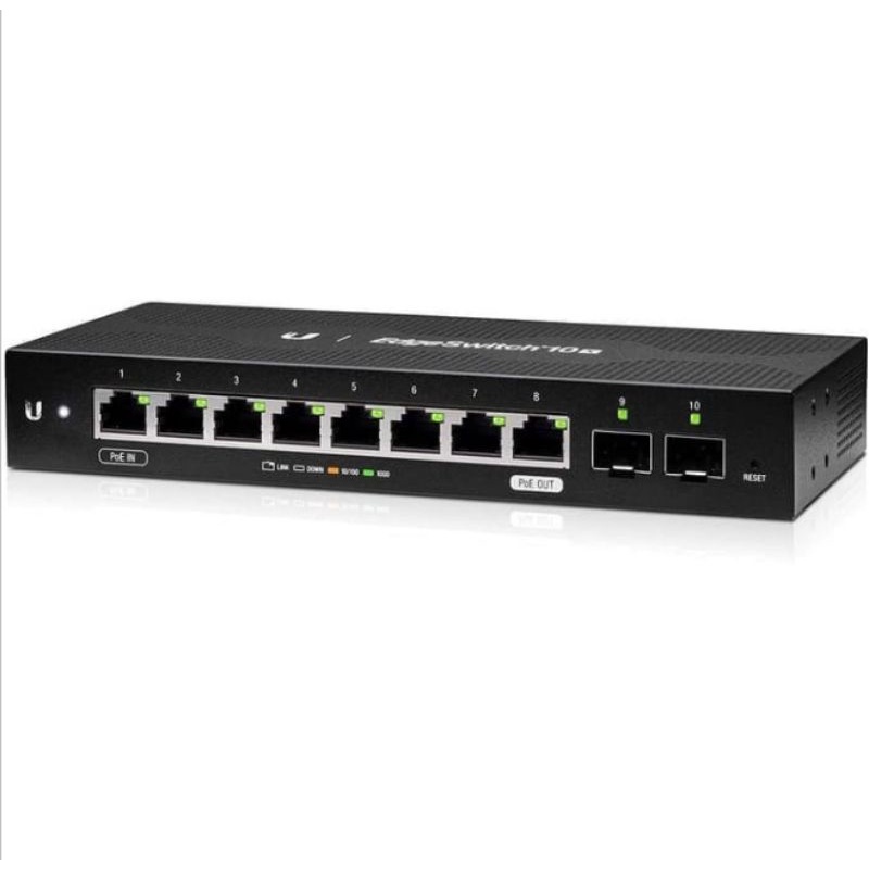 Ubiquiti ES-10XP  Gigabit Switch With PoE Managed10-Port