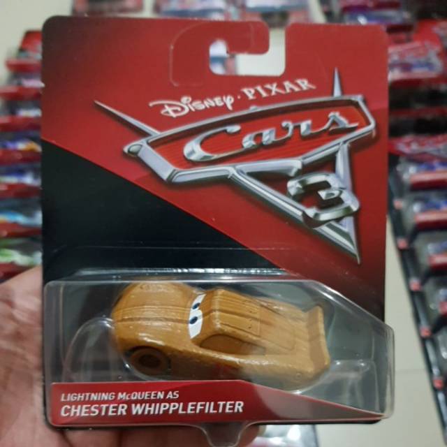 LIGHTNING MCQUEEN AS CHESTER WHIPPLEFILTER