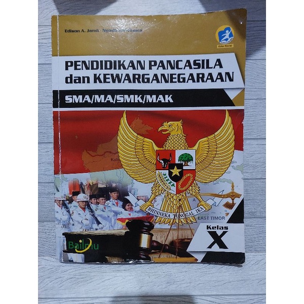 Buku PPKn Kelas 10 Bailmu