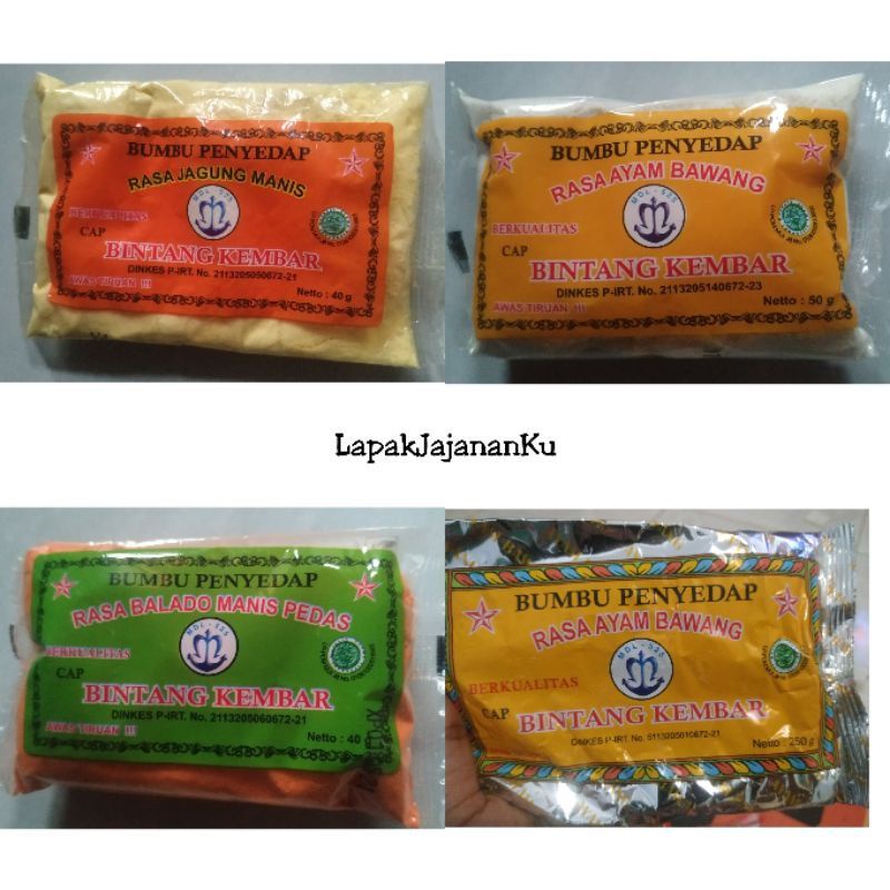 

BUMBU ATOM BINTANG KEMBAR / AYAM BAWANG/BALADO /KEJU