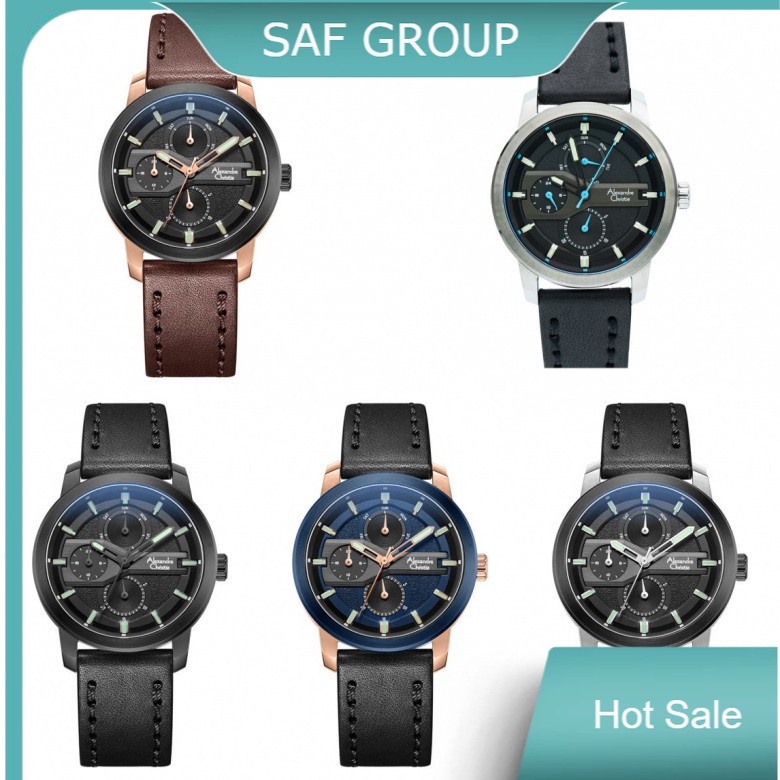 JAM TANGAN WANITA ALEXANDRE CHRISTIE AC 6562 / AC6562 LEATHER ORIGINAL by plp