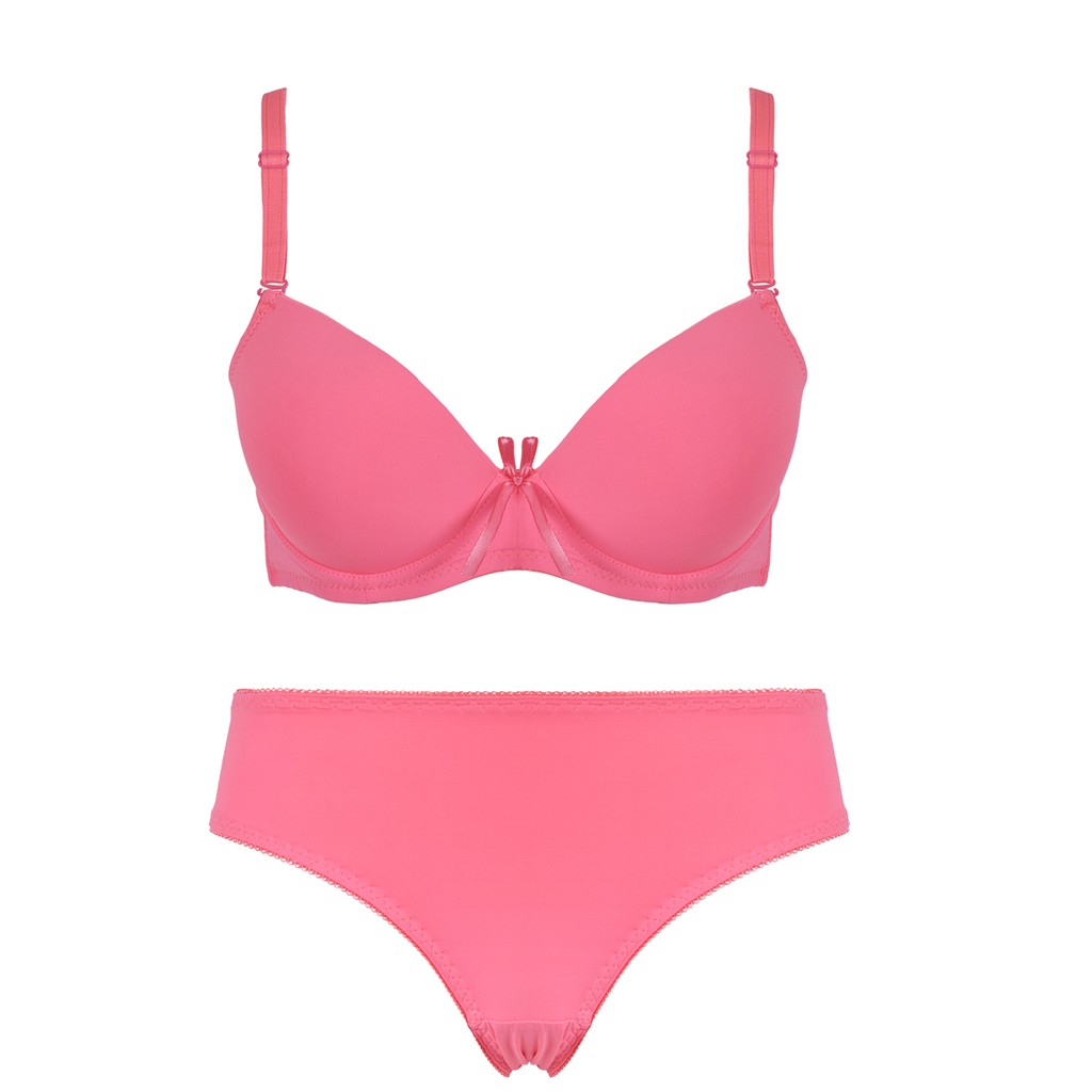 270153 Cynthia bra set panty 3/4 cup busa tebal polos panty mini