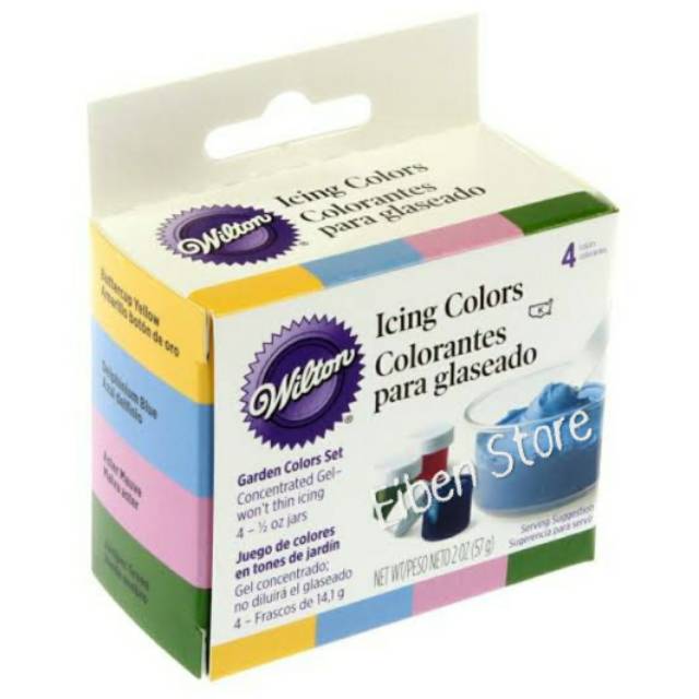 

Wilton Color Kit Garden Tone 0,5oz set-4