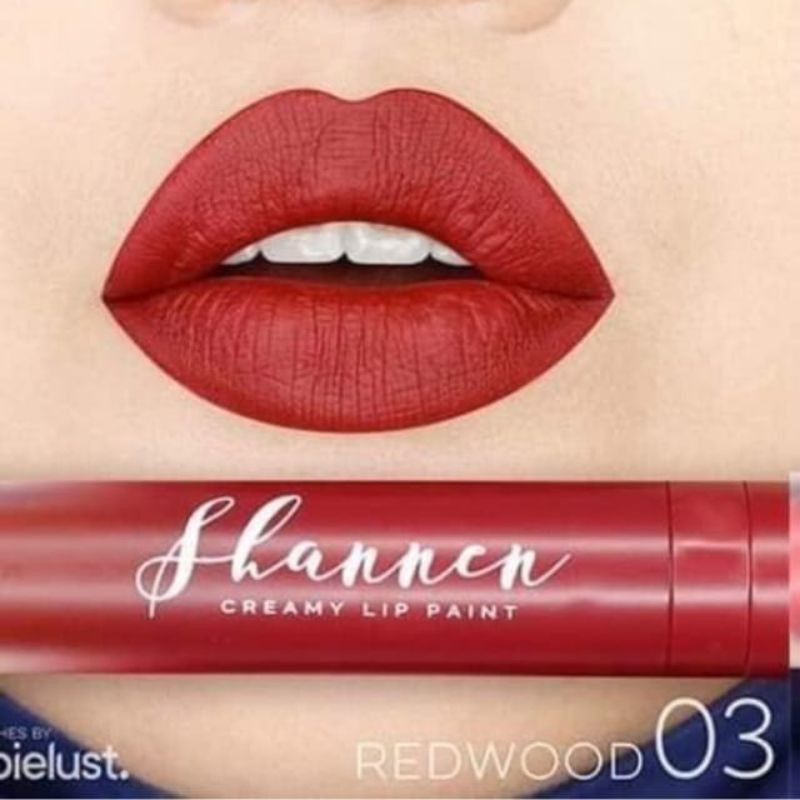 lipstik shannen 3 redwood/shannen original lipstik bibir