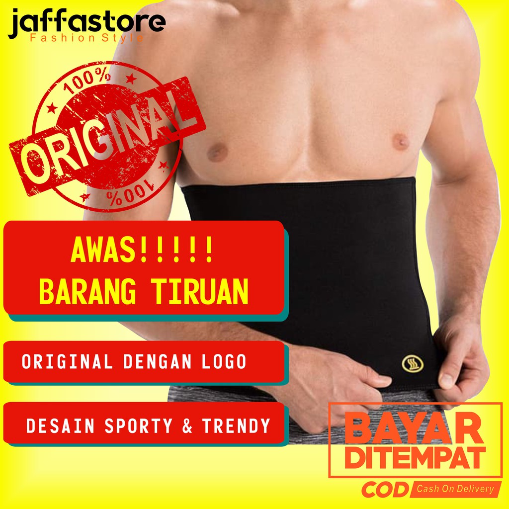 Hot Shapers Slim Waist Belt Neotex Korset Pria Wanita Pelangsing Pengecil Perut