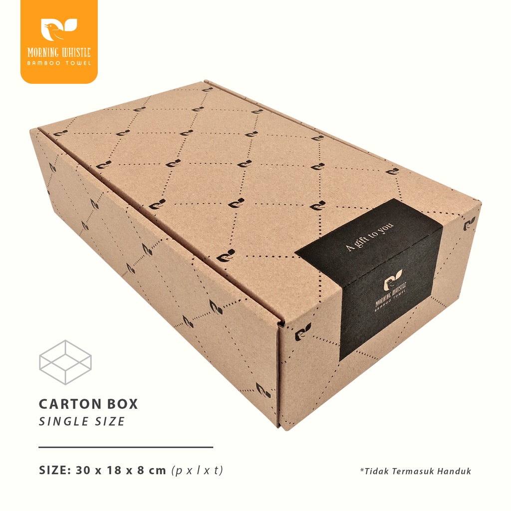 Carton Box Packaging Single/Couple Morning Whistle by Terry Palmer 30x18x8 cm/ 33x33x8 cm