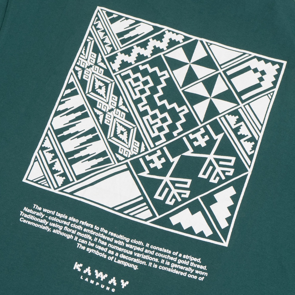 Kaway T-shirt Kaos OBLIQUE TAPS GREEN