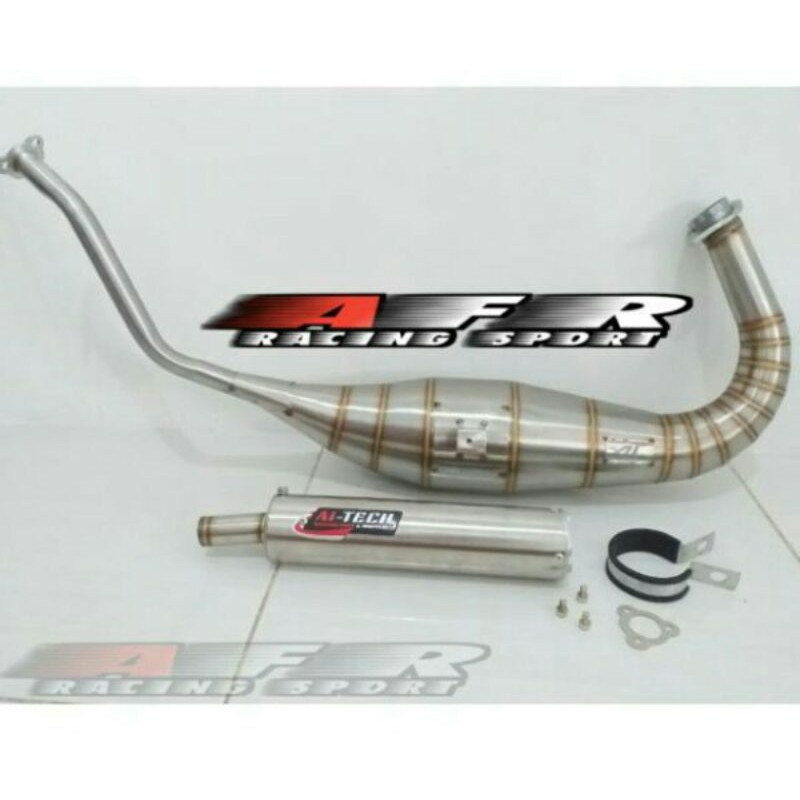 knalpot ninja R RR aitech cobra stainless