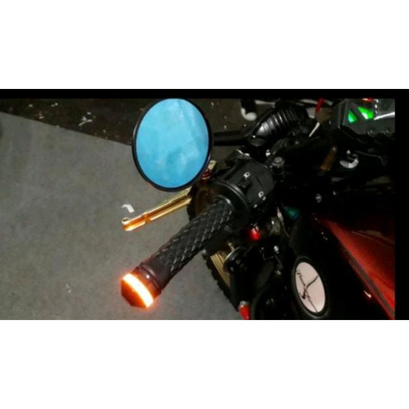 lampu jalu stang motor led handgrip motor sein senja universal