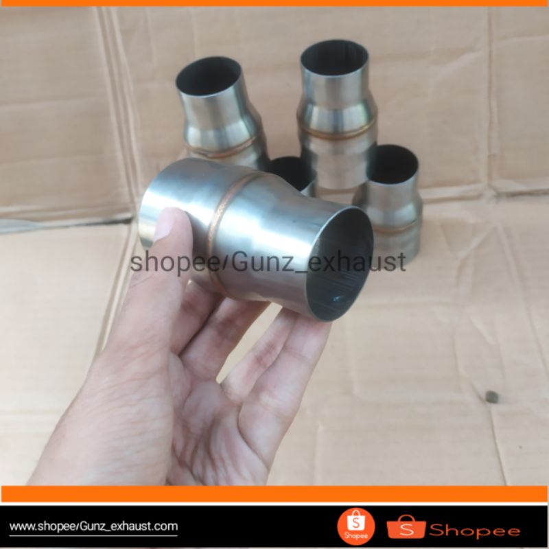 Sambungan knalpot inlet 38mm ke 50mm/Adaptor knalpot inlet 38mm ke 50mm/Slip on 38mm/Sambungan knalp