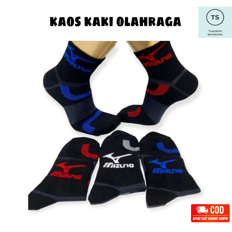 Kaos Kaki Olahraga MZN Pendek Warna || Kaos Kaki Sport Pria dan Wanita || Kaos Kaki Sepeda