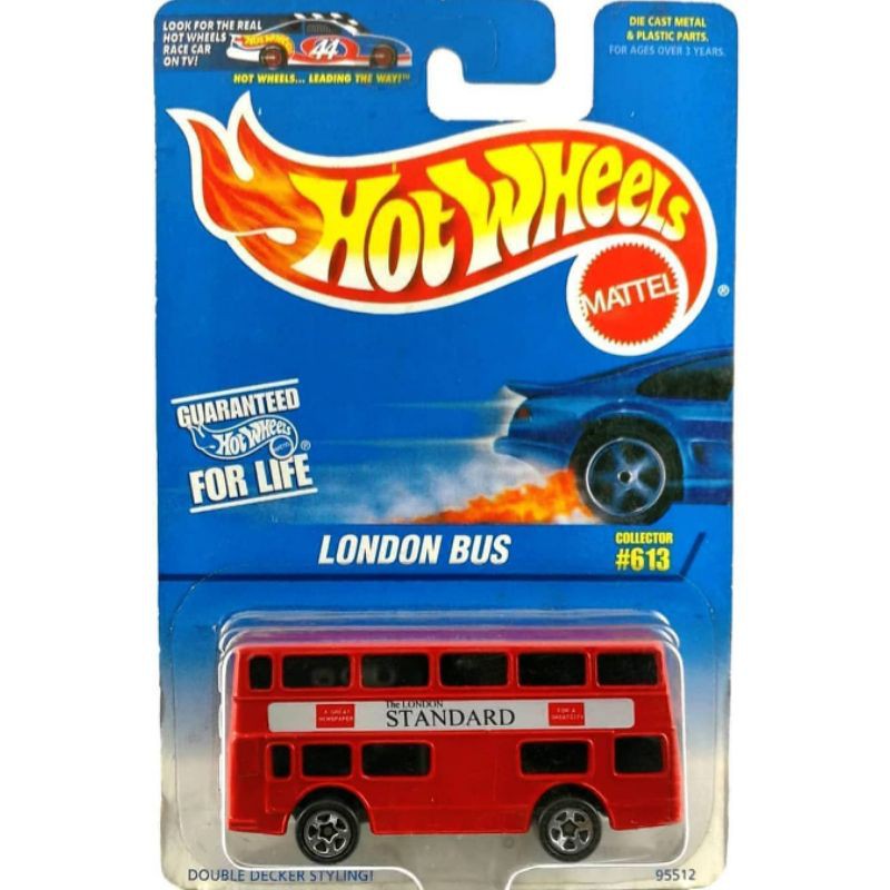 Hot Wheels Blue Card London Bus Double Decker