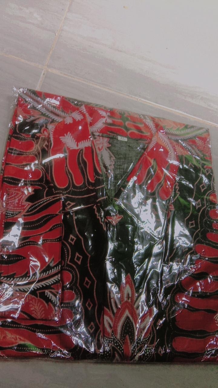 Kemeja Batik Pria Lengan Panjang Murah Premium Size M L Xl Xxl