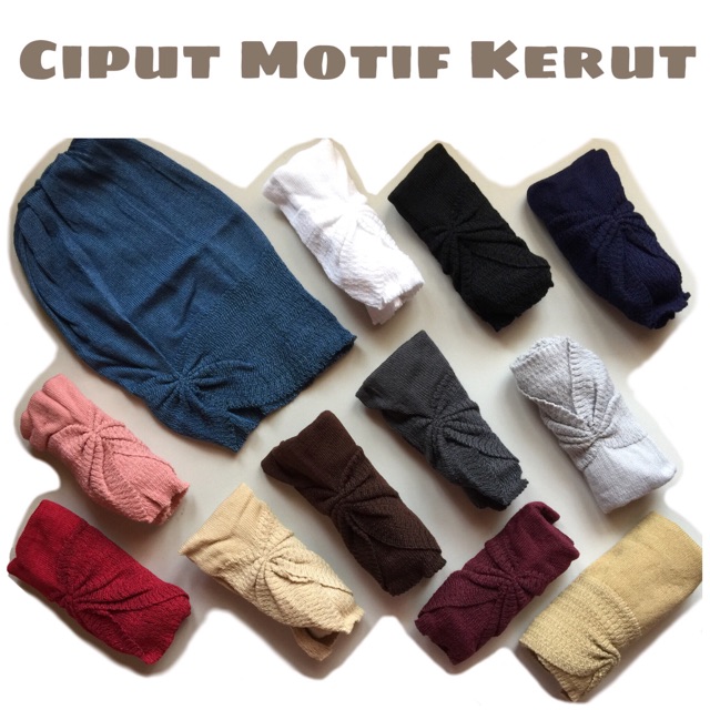 Ciput Motif Kerut