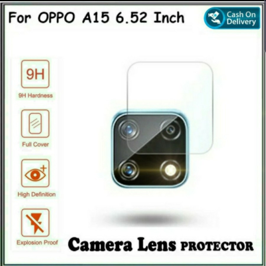 OPPO A15 2020 Tempered Glass Camera Anti Gores Kamera Bening