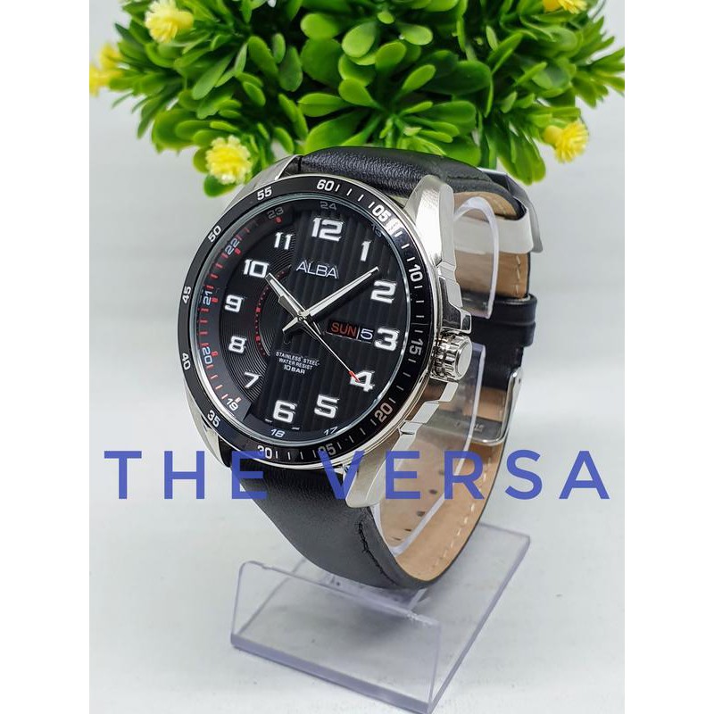 Alba AV3097X1 AV3097 Jam Tangan Pria Kulit Original