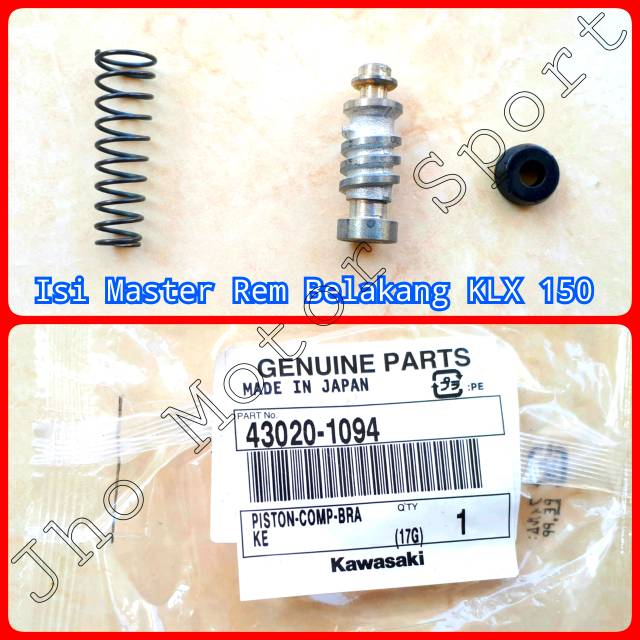 Isi Master Rem Belakang KLX 150 Orisinal