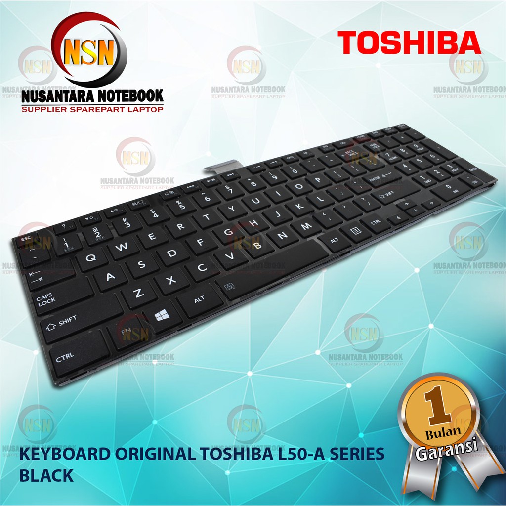 Keyboard Original Toshiba L50-A L50D-A L50DT-A Black