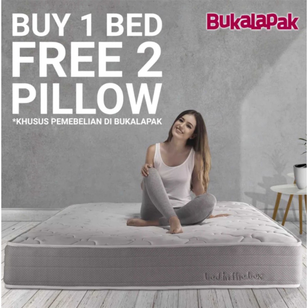 SPRING BED KASUR IN THE BOX inthebox 160x200 - Queen Termurah